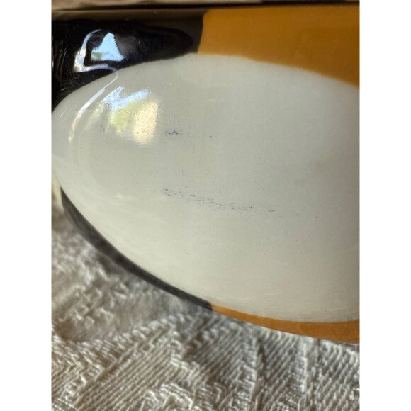 Vintage Ceramic Bumble Bee Face Bowl Deforest of CA Anthropomorphic - Picture 11 of 15